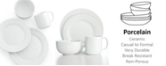 The Cellar Whiteware Rim 4-Piece Place Setting, Created for Macy's
